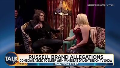 Vanessa Feltz reflects on ‘deeply offensive’ moment Russell Brand asked to sleep with her daughters on TV show