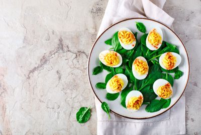 Deviled eggs that even God would cosign