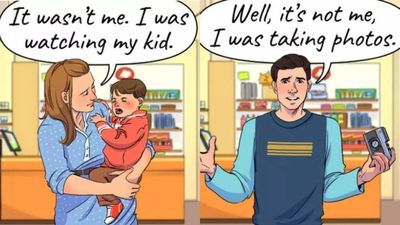 Brain teaser: Play detective and find the thief who stole a wallet from this store