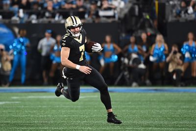 Taysom Hill currently ranks 30th in rushing yards, ahead of at least one NFL team