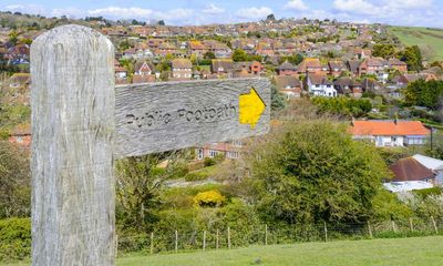 Whitest parts of England and Wales have 144% more local paths, study finds