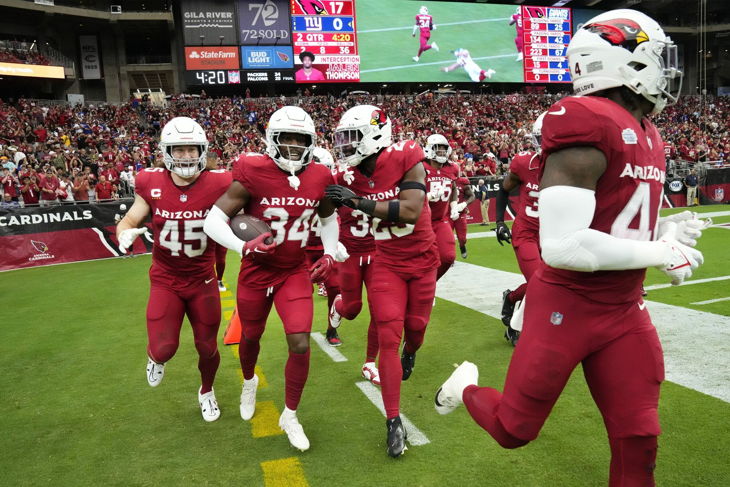 Budda Baker returns with smile, punch for training camp practices