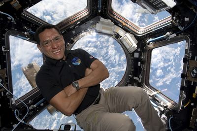 A NASA astronaut approaches a year in space, the longest time for any American