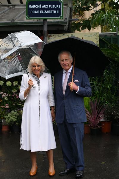 King Charles France visit – Charles and Camilla arrive at Elysée Palace with Macron before lavish state dinner