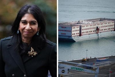 Suella Braverman claims UK Government has done 'really well' on Bibby Stockholm barge