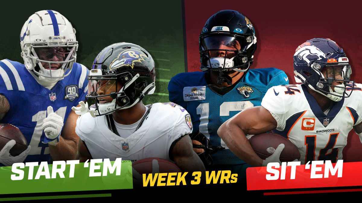 Week 3 Start ’Em, Sit ’Em Wide Receivers