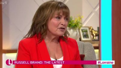Lorraine Kelly recalls Russell Brand calling her a ‘sl*t’ on TV