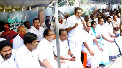 Congress leader Sudheeran blames Kerala government for paddy farmer’s death