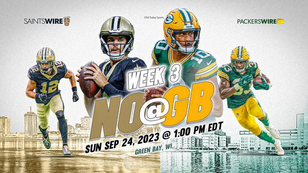 Green Bay Packers vs. New Orleans Saints Week 3 game preview