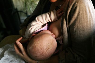 Brain mechanism may explain why breastfeeding mothers leak milk when babies cry