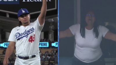 Dodgers Pitcher's Mom Was So Happy Seeing Her Son Play for First Time in 7 Years