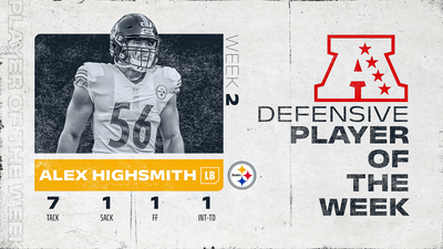 Steelers EDGE Alex Highsmith wins AFC Defensive Player of the Week