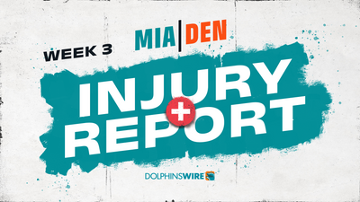 11 listed on Dolphins’ first injury report ahead of matchup with Broncos