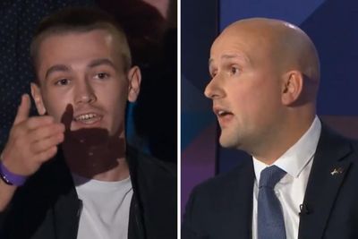Watch as Stephen Flynn calls out 'prominent' Tory activist in BBC audience