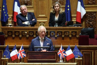King pledges to strengthen ‘indispensable relationship’ between UK and France