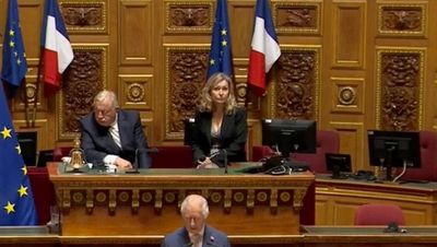 King Charles calls for climate action in historic address to French Senate