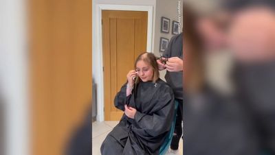 Strictly star Amy Dowden breaks down in tears as family shave her head amid breast cancer battle