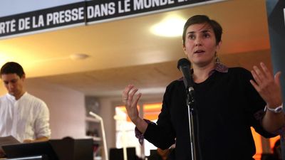 Freed French journalist calls for respect of press freedom after arrest
