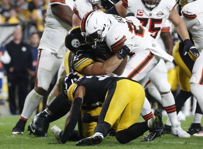 Steelers S Minkah Fitzpatrick defends ‘not dirty’ hit on Browns’ Nick Chubb