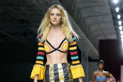 Moschino celebrates 40 years of fashion with spectacular catwalk show