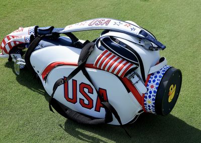 Players hang onto Solheim Cup bags like trophies — Paula Creamer made her first one into a barstool