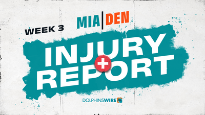 Dolphins-Broncos Thursday injury report ahead of Week 3