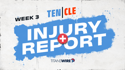 Titans vs. Browns Week 3 injury report: Thursday