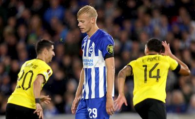 Brighton suffer late defeat to AEK Athens in first-ever European match