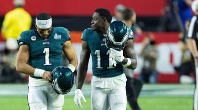 Eagles' A.J. Brown Clears the Air Over Sideline Dispute With Jalen Hurts