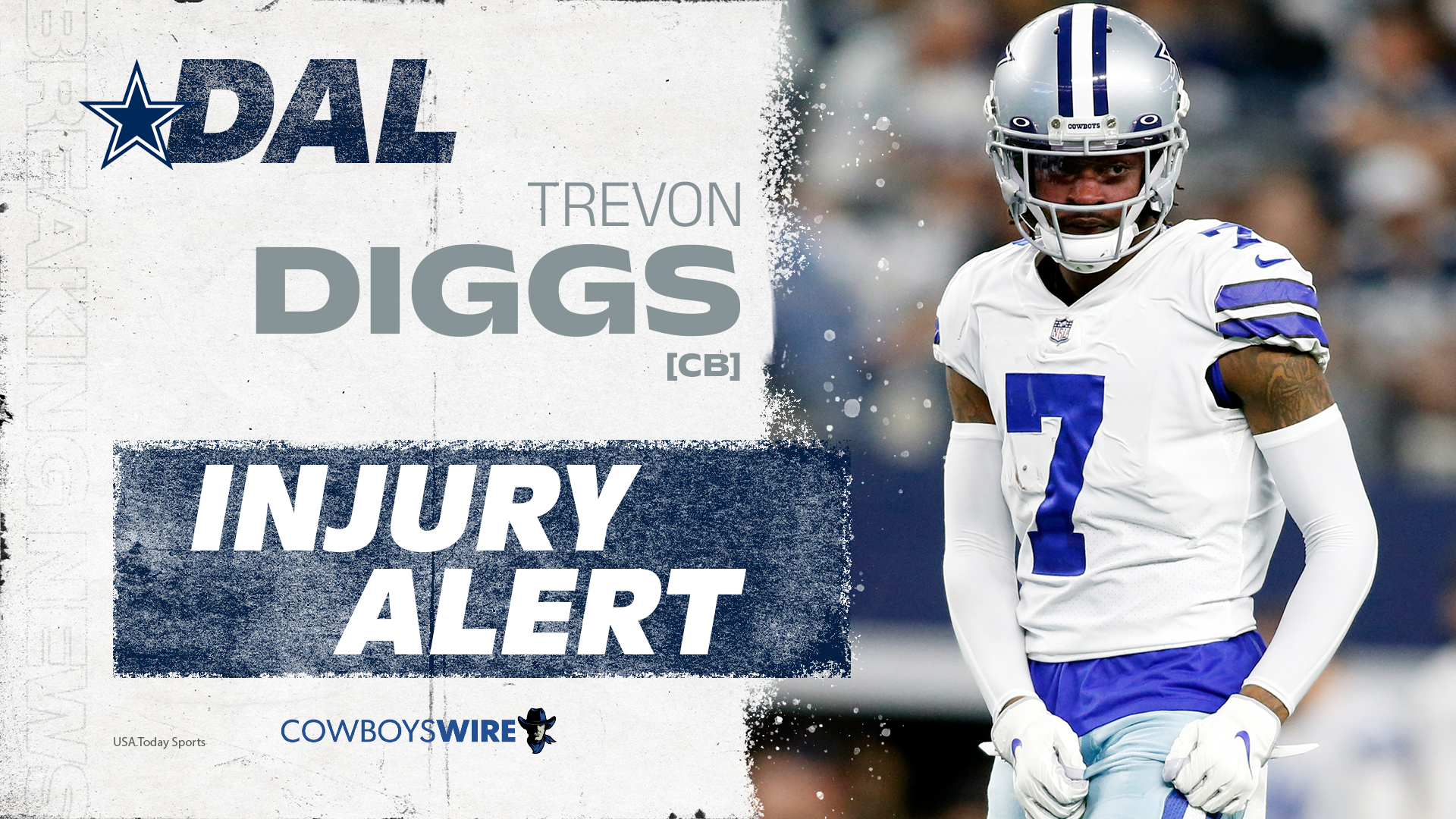 Cowboys CB Trevon Diggs suffers torn ACL in left knee