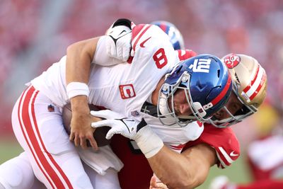 Watch: 49ers’ Nick Bosa notches first sack of season with stop of Giants’ Daniel Jones