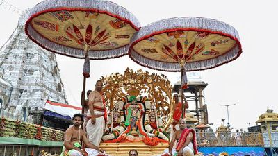 Tirumala Brahmotsavam | Fervour marks procession of Kalpa Vruksha Vahanam