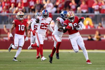 Watch: 49ers’ Brock Purdy hits Deebo Samuel for 27-yard dagger TD vs. Giants