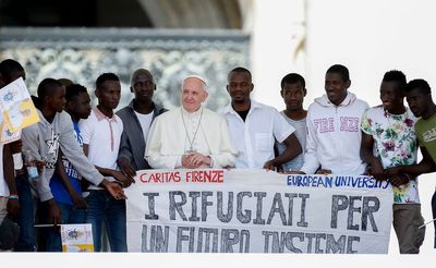 Pope Francis visits Marseille as anti-migrant views grow in Europe with talk of fences and blockades