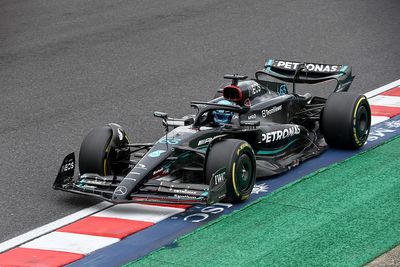 Russell says "strange" Suzuka surface causing massive F1 tyre degradation