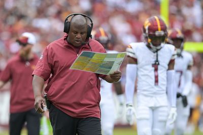 Commanders OC Eric Bieniemy giving Sam Howell ownership of the offense