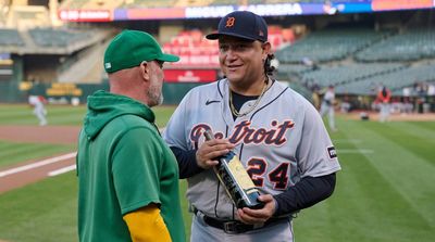 Fans Ripped Athletics For Cheap Retirement Gift to Miguel Cabrera