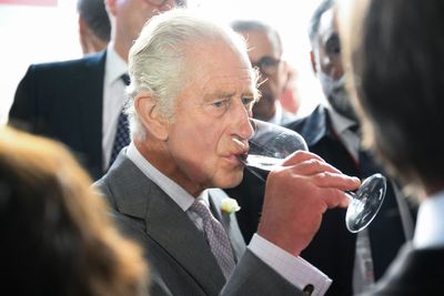 Charles enjoys whisky made from Highgrove barley at festival in Bordeaux