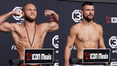 UFC Fight Night 228 video: Rafael Fiziev, Mateusz Gamrot make weight in Las Vegas