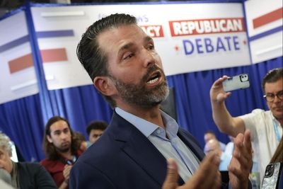 Donald Trump Jr makes return to Twitter after hack – to blame Hunter Biden