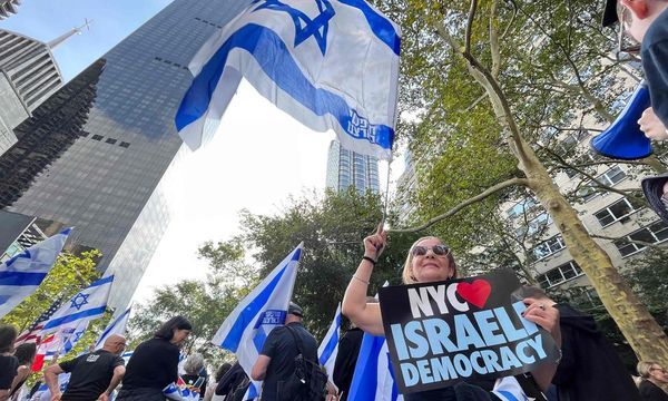 Thousands protest Israel’s judicial overhaul as Netanyahu addresses UN