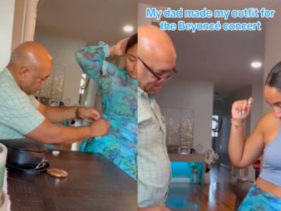 Father recreates Beyoncé’s dress for daughter to wear at Renaissance World Tour