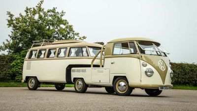 VW Bus With Audi S3 Engine And Matching Camper Has Us Seeing Double