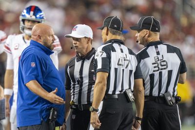 Giants’ Brian Daboll refuses to criticize refs even though they deserve it