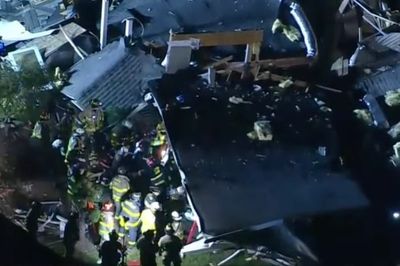 New Jersey house explodes with six people inside