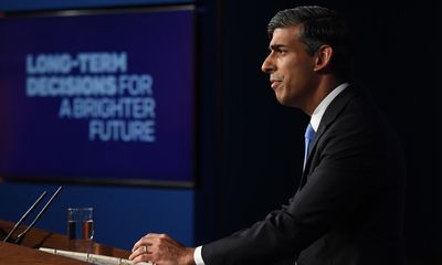 The Observer view on Rishi Sunak’s net zero backtrack: a cynical ploy that won’t play with voters