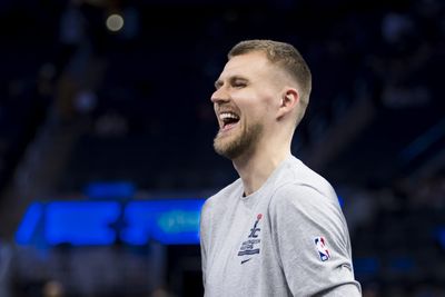 Kristaps Porzingis’ expanded game a reason for the Boston Celtics to be optimistic