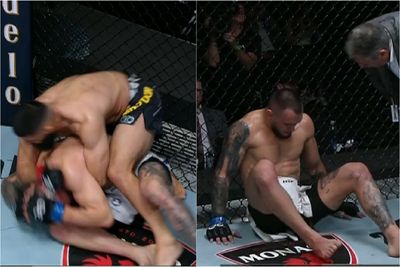 UFC Fight Night 228 video: Jacob Malkoun disqualified for illegal strike on Cody Brundage