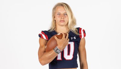 Meet Haley Van Voorhis, the first woman to play in a CFB game as a non-kicker for D-III Shenandoah