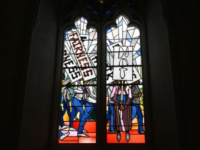 National Cathedral unveils racial justice-themed windows, replacing Confederate ones